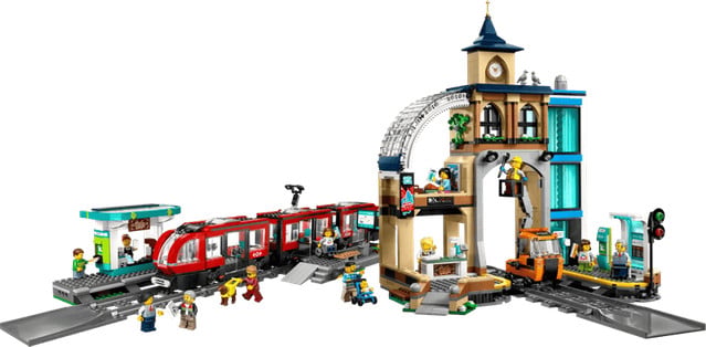 LEGO City trein en tram set 60469 en 60423