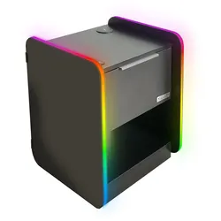 X Rocker Electra Nachttisch - Gaming Nachtschrank mit RGB-Beleuchtung, App-Steuerung & Wireless Charging