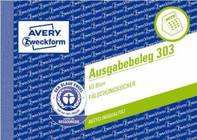 Avery Zweckform Ausgabebelege Nr. 303