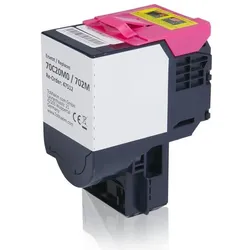 Inkadoo, Toner, Toner kompatibel zu Lexmark 70C20M0 / 702M Toner, magenta Magenta (M)