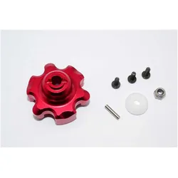 GPM Aluminium Hauptzahnrad Adapter rot TRX X-MAXX
