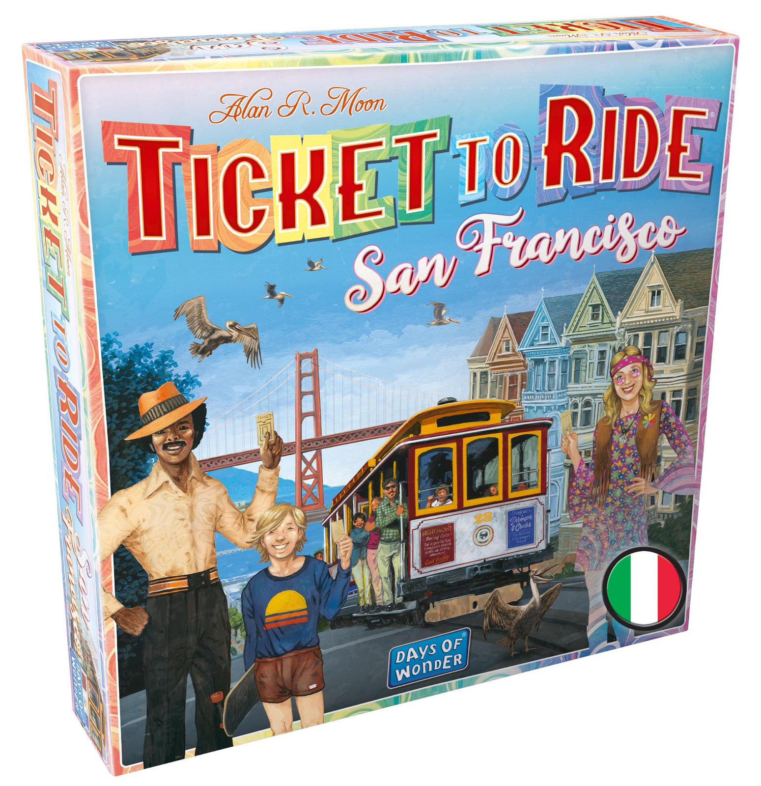 Asmodee - Ticket to Ride San Francisco bordspel voor 2-4 spelers vanaf 8 jaar