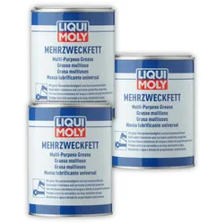 3x Schmierfett LIQUI MOLY 3553 Mehrzweckfett Wälzlagerfett Gleitlagerfett Fett 1Kg