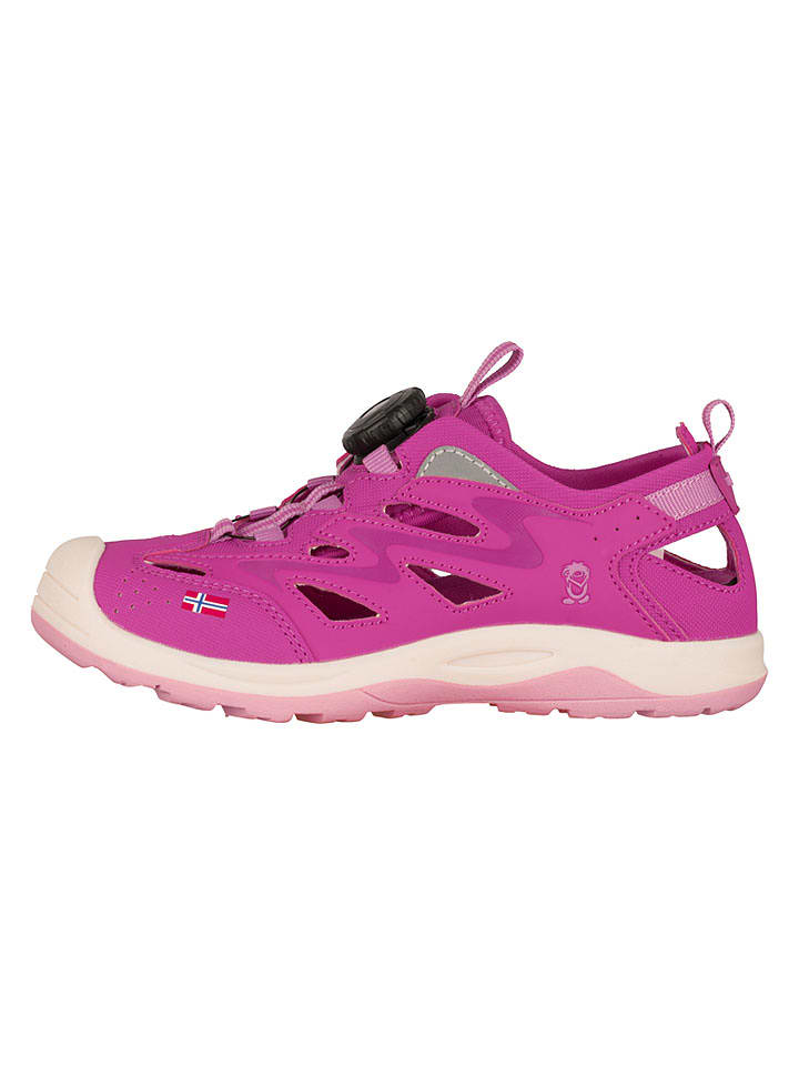 Trollkids Halbsandalen "Rondane" in Pink - 25