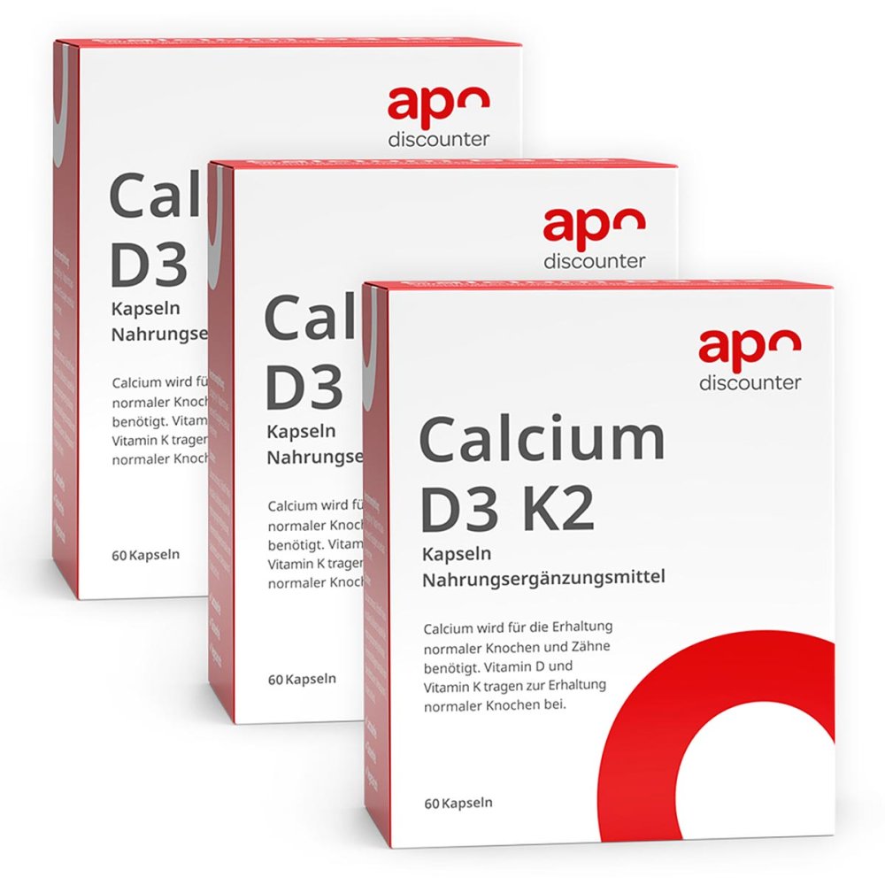VIS-VITALIS GMBH Calcium D3 K2 Kapseln von apodiscounter 08102071