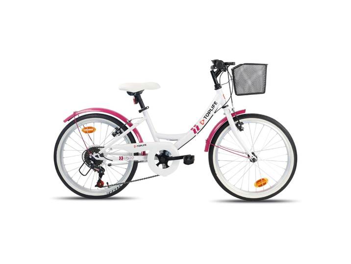 Vélo 20 Fille Panier City TOPLIFE