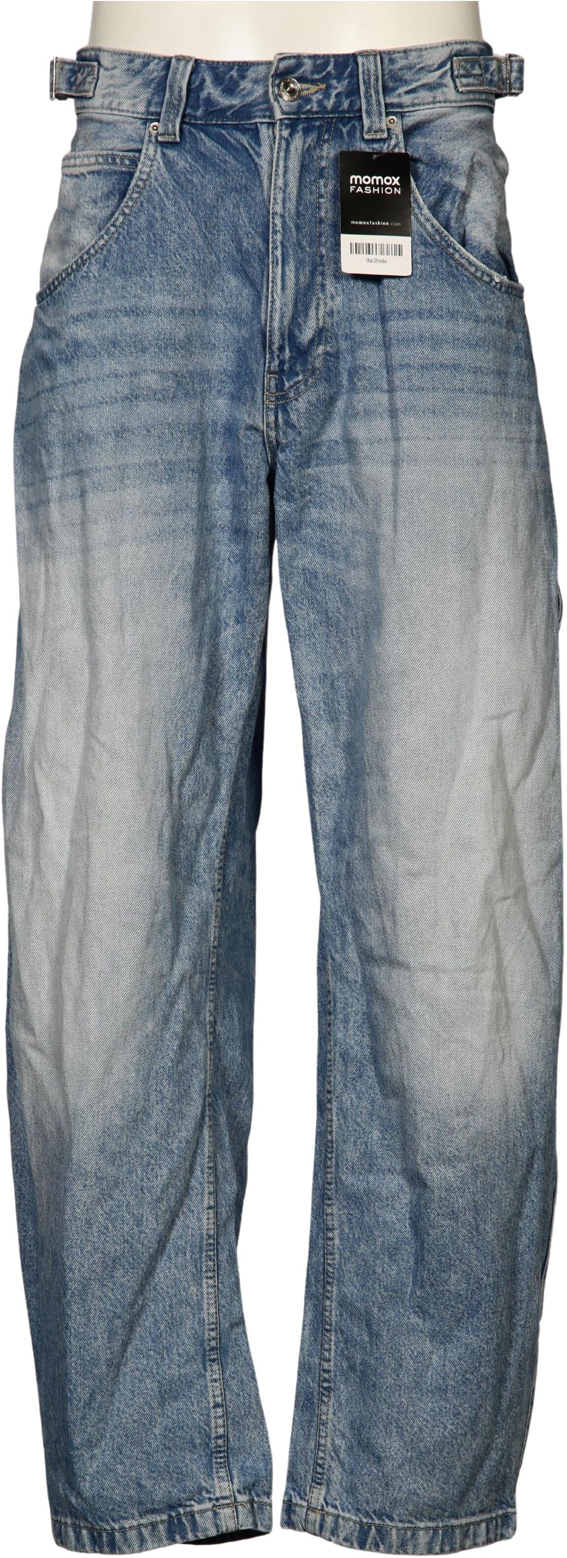 bershka Herren Jeans, Hellblau, Gr. W30, Baumwolle - Second Hand