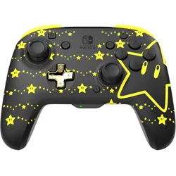 Analog / Digital Gamepad für Nintendo Switch, Nintendo Switch OLED  Rematch Glow Super Mario: Stars (Schwarz, Gelb) 