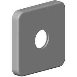 Dornbracht Rosette Ersatzteile 082796500 63 x 63 x 9 mm Schwarz matt 082796500-33