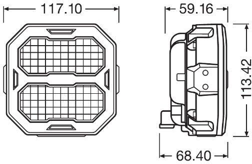 Osram Arbeitsscheinwerfer Ledpwl104-Wd