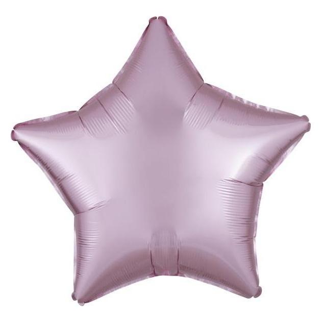Amscan Folienballon Stern Pastel Rosa Seidenglanz (5x) (9914121)