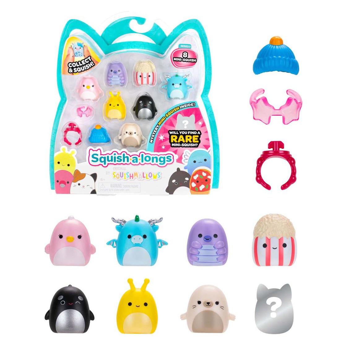 Jazwares Squish-a-longs 2,5 cm 8-pak S3 - Variant 2 (1303330)