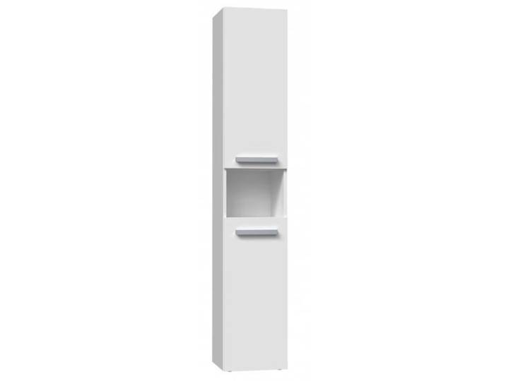 LUANA - Meuble salle de bain 2 portes - Dimensions 31x30x174 cm - Colonne rangement SDB