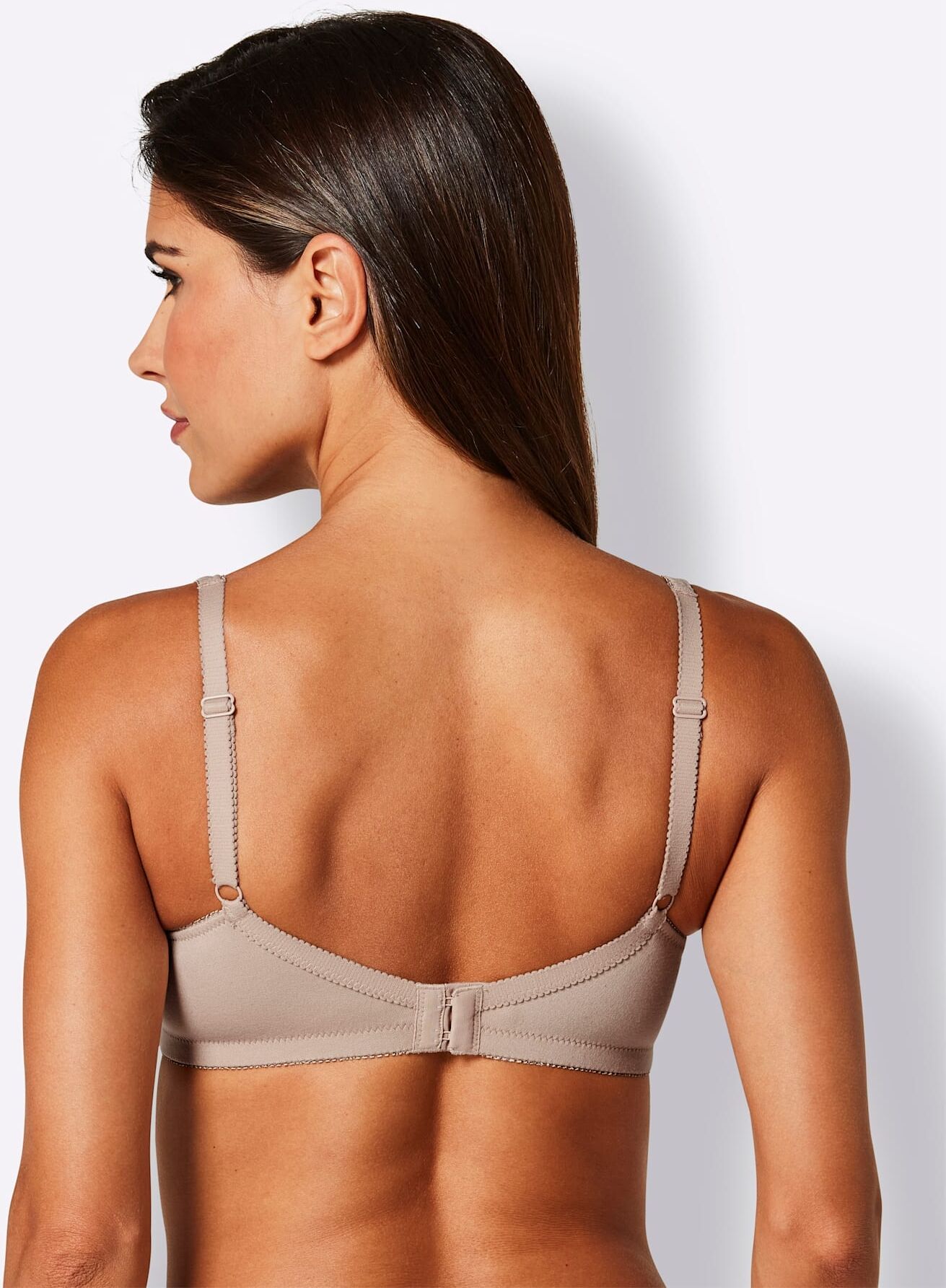 Soft-BH VIANIA, Damen, Gr. 75, Cup E, beige, 100% Baumwolle, BHs Soft-BH beige 75, Cup E