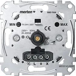 Merten MEG5143-0000 Drehzahlsteller-Einsatz, 20-400 VA MEG51430000