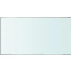 vidaXL Regalboden Glas Transparent 30x12 cm