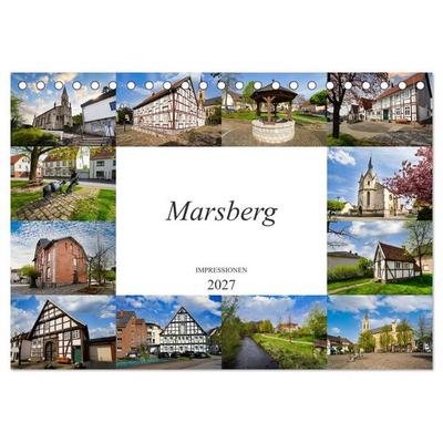 Marsberg Impressionen (Tischkalender 2027 DIN A5 quer), CALVENDO Monatskalender