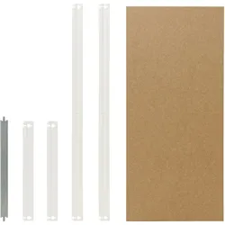 shelfplaza HOME 40x30 cm Fachboden-Set in weiß für HOME Schwerlastregale