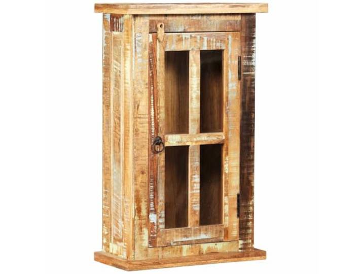 Makastle Wandschrank Altholz Massiv Braun 44x21x72 cm