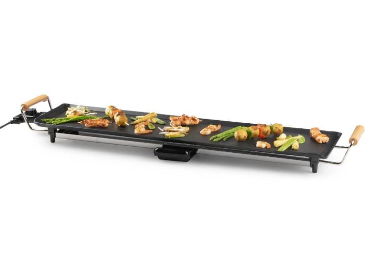 Tischgrill DOMO DO8313TP , schwarz, Kontaktgrill_Standgrill_Tischgrill_Teppanyakigrill, Tischgrill