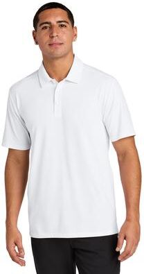 Sport-Tek ST490 Versa Polo Shirt in White size 3XL   Polyester/Spandex Blend