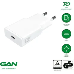 4smarts Netzladegerät PDPlug Slim 30W GaN 1C, weiß