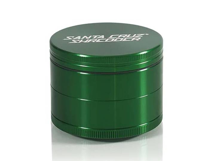Santa Cruz Shredder Kräuter- und Gewürzmühle, hergestellt in den USA, groß (6,9 cm), Grün)