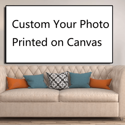 Inspire Picks Custom Canvas Print Turn Your Photos Into Personalized Wall Art your Photos 40x120cm No Frame