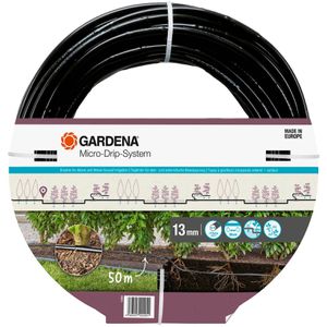 Gardena Micro-Drip-System Erweiterung Tropfrohr, ober- & unterirdisch, 13504-20, Rohr-Ø 13 mm, 50 m