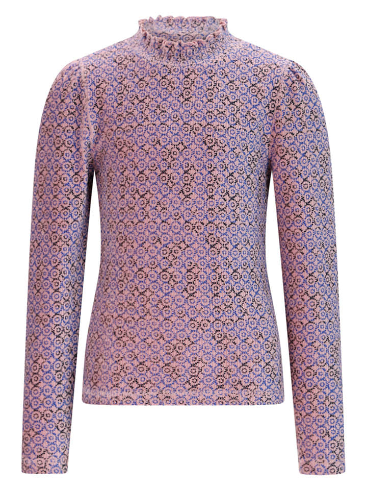No-No Longsleeve "Koss" in Rosa/ Blau - 104