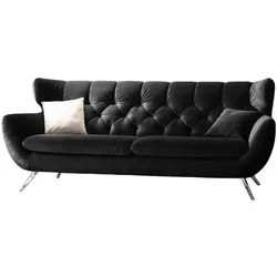 SOFA CHARME Schwarz Velvet