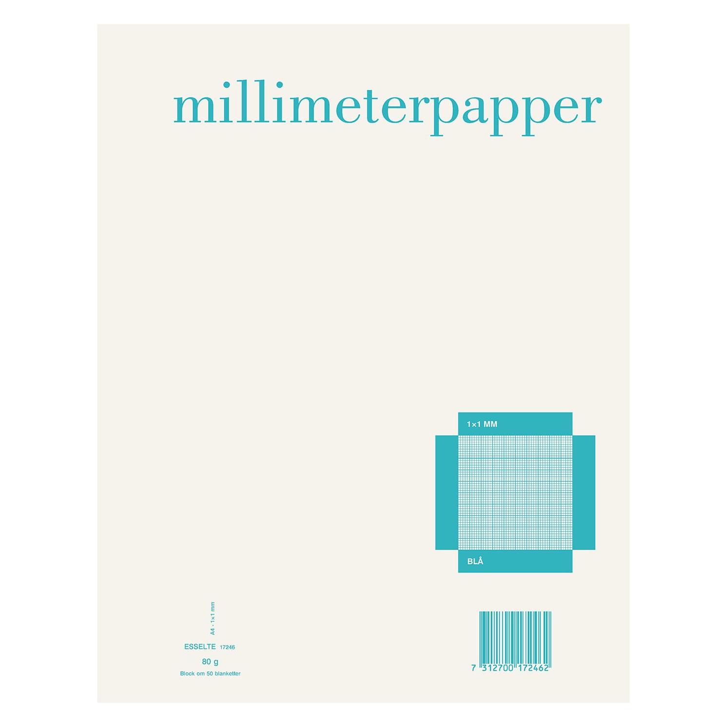 Esselte 4441B - millimeterpapir - A4 (17246)