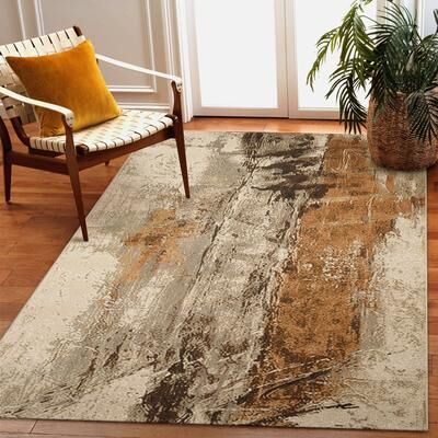 Lush Decor Marina Moderne Indoor/Outdoor Rug