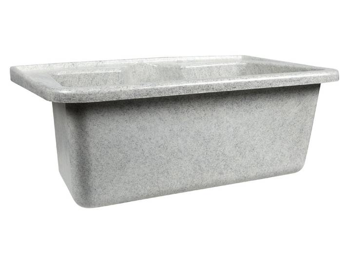 DiAqua Waschbecken Kunststoff Wega Granit 70 × 50 × 26 cm