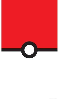 RoomMates Pokémon Pokeball Red and White Peel and Stick Mural
