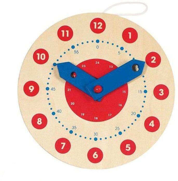 Horloge apprendre à lire l'heure - Goki