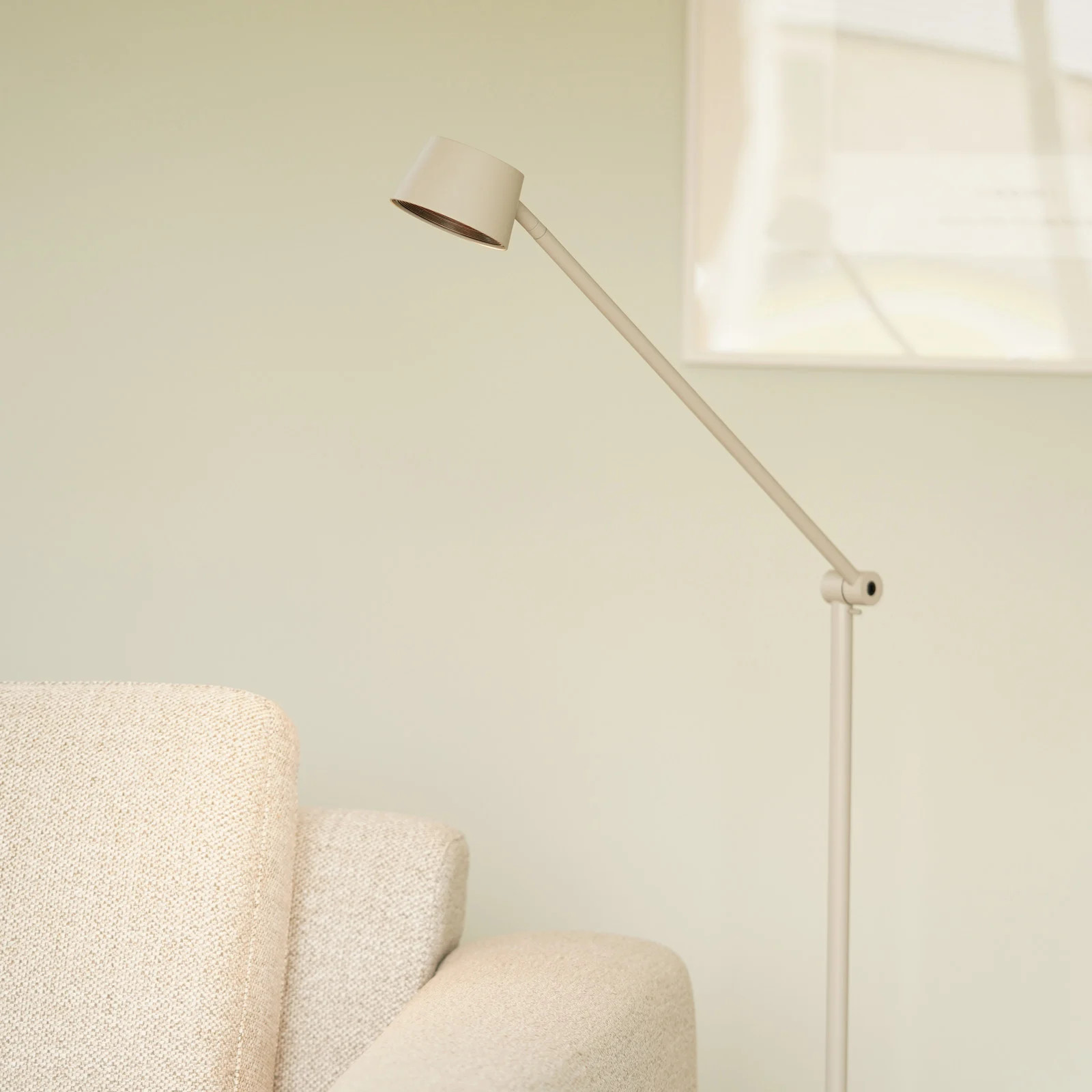 Antidark Direction F1 LED vloerlamp - Grijs mat - Metaal - Hoogte: 117 cm
