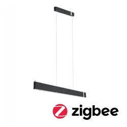 Paulmann 79995 LED Pendelleuchte Smart Home Zigbee 3.0 Jagun Tunable White 1800lm 21W Anthrazit