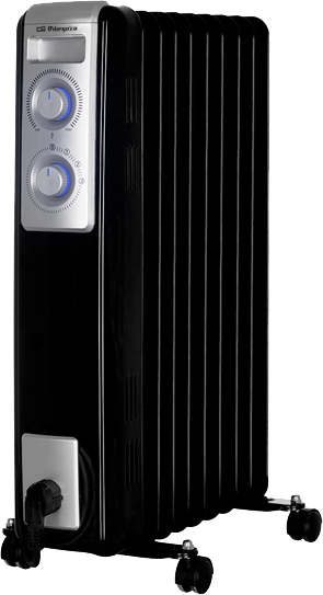 Aquecedor/Radiador de Óleo (9 Elementos) 2000W Preto - ORBEGOZO