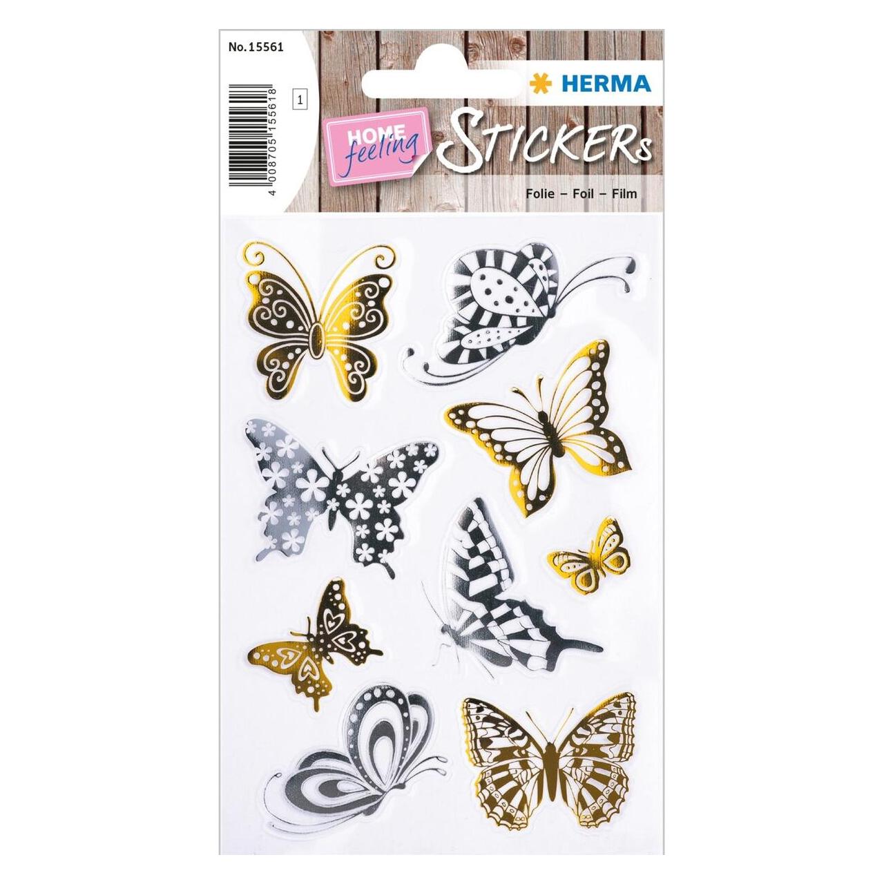 Herma Sticker Schmetterlinge (9 Sticker) (15561)