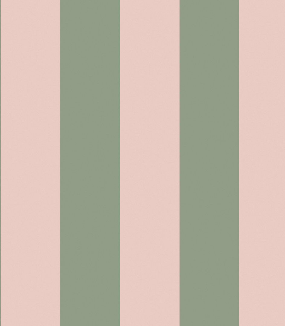 Cath Kidston Canopy Stripe Wallpaper Pink 100cm L