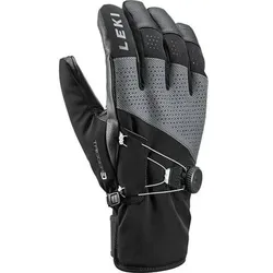 LEKI Herren Handschuhe HS Performance Tune 3D Boa, Größe 6 in Schwarz Schwarz