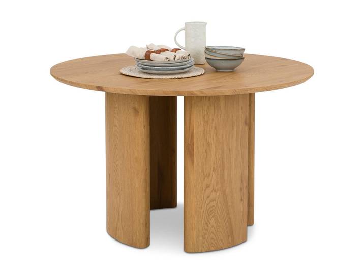 Idimex Esstisch Arvika Eiche, Eichefarben, Mode, Rund, 120x76x120 cm, Esszimmer, Esstische