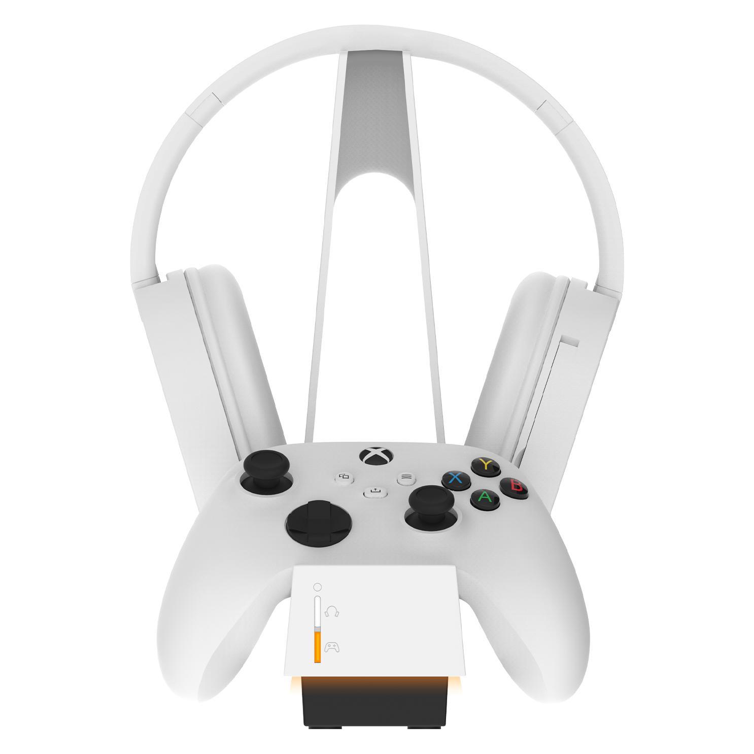 Snakebyte XB Ladestation Combo Charge X white für Gamepad und Headset (Xbox One S, Xbox Series S) (SB921667)