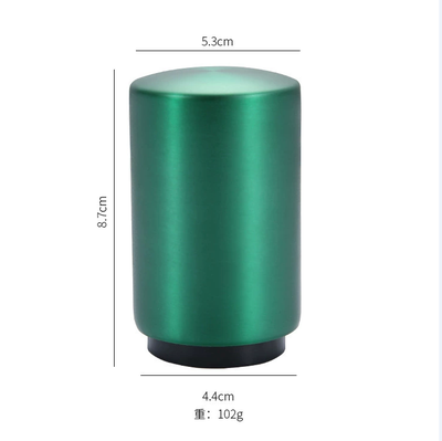 Universal Stock Magnetic Automatic Beer Bottle Opener Stainless Steel Push Down Cap Remover For Home Bar green