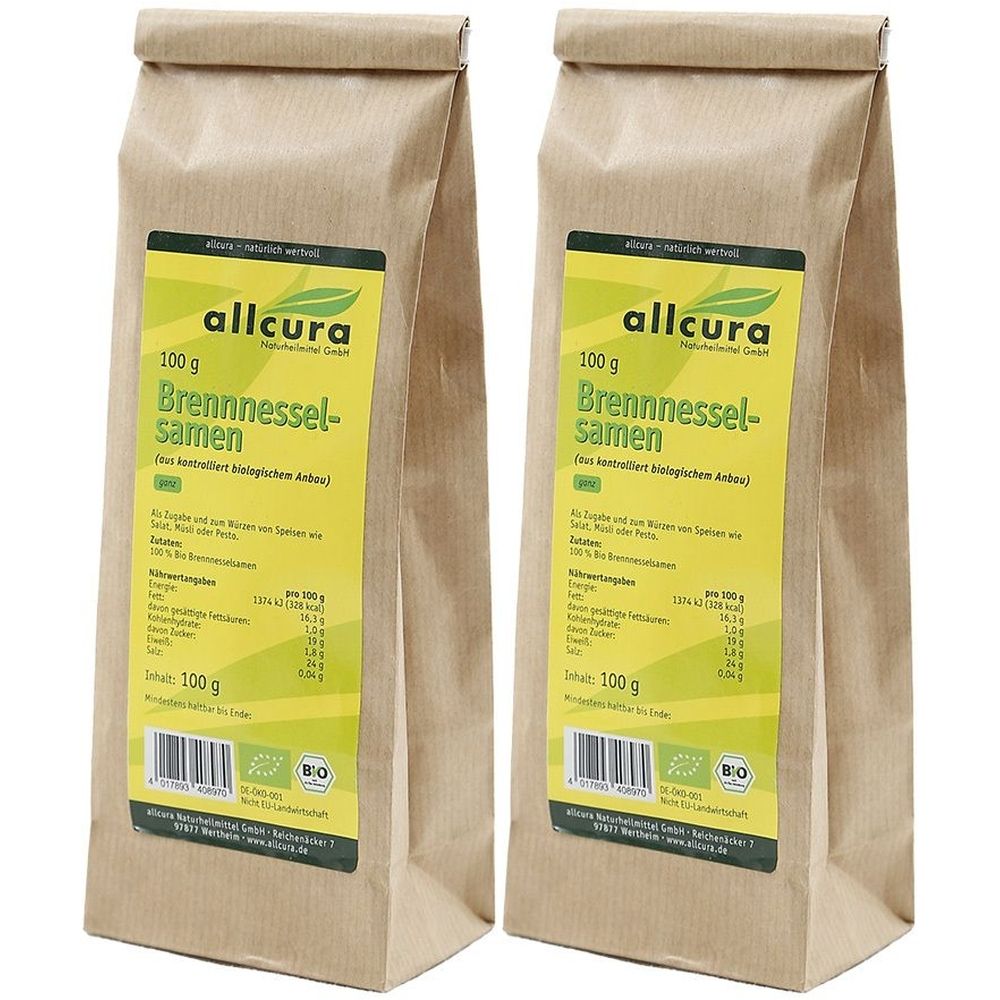 Brennnesselsamen Bio Beutel 2x 2x100 g