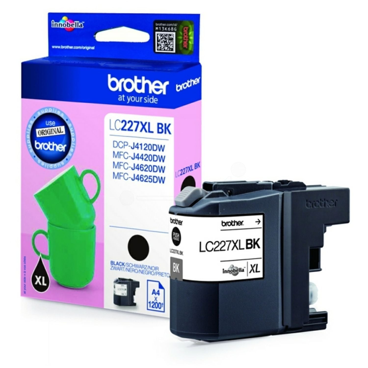 Brother LC227XLBK Original Brother Tintenpatrone zwart