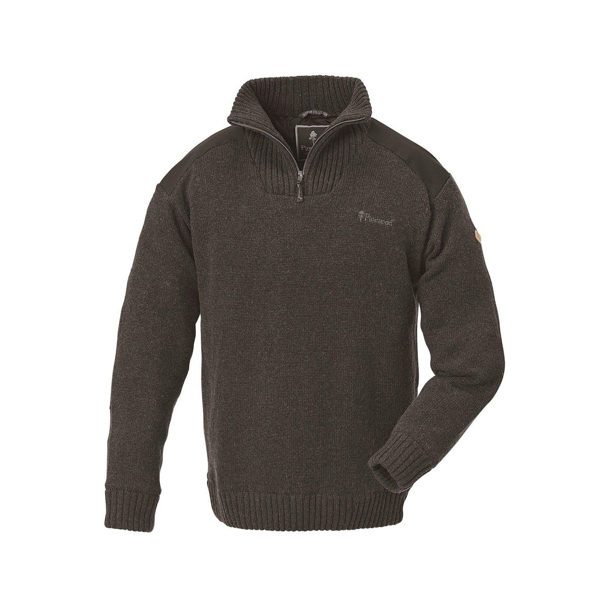 Pinewood Hurricane Sweater brown melange (207) XL 0-96480207008