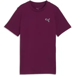 Puma, Unisex, Sportshirt, Ess Elevated Tee (164), Violett, Pink