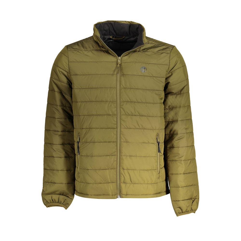 Olivenfarbene Leichte Pufferjacke